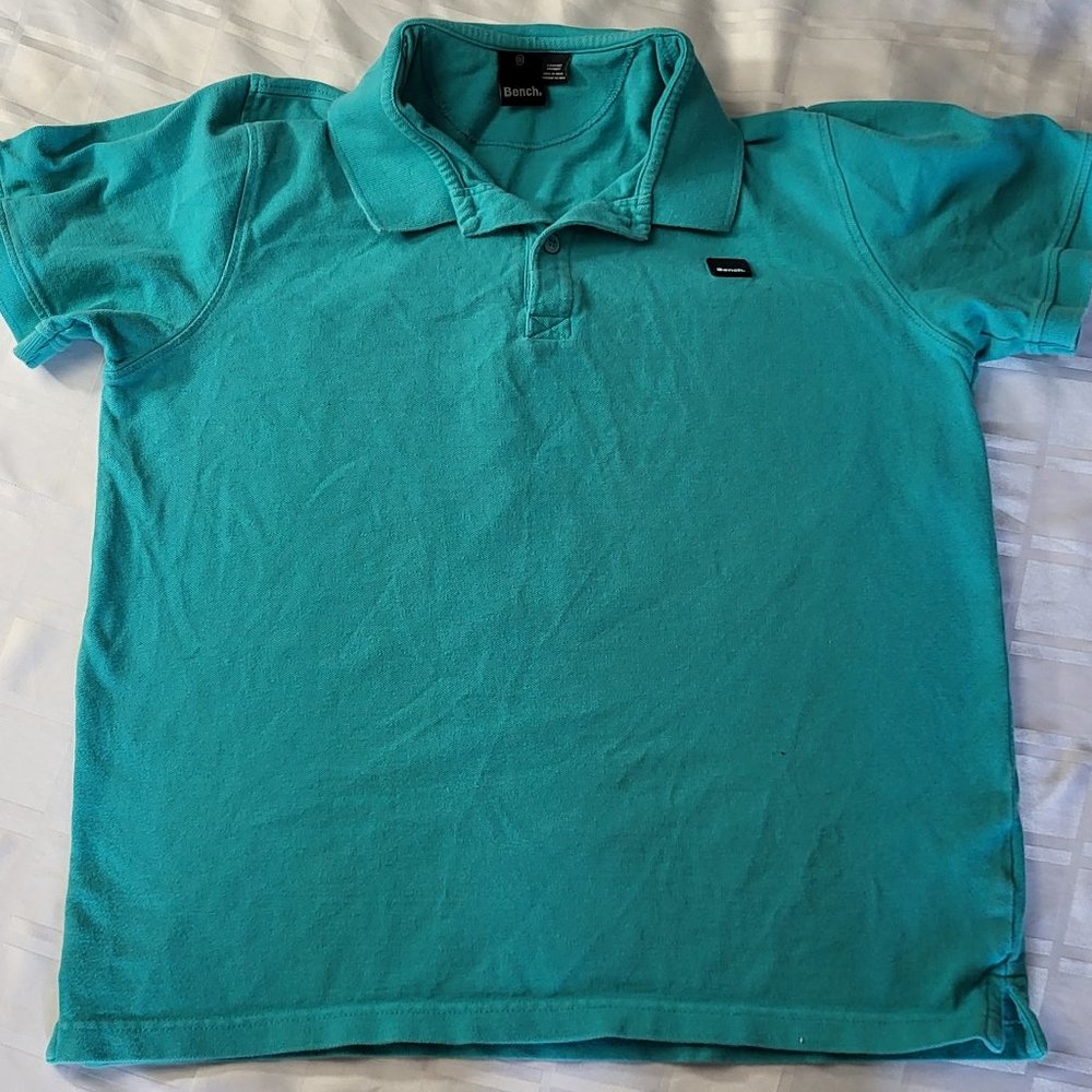 BENCH MEN'S POLO PREP SHORT SLEEVE COLLARED SHIRT FASHION STYLE SIZE XL
